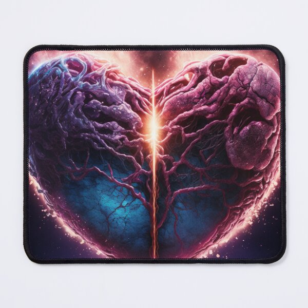 Item preview, Concept Art-Naked Heart On Fire designed and sold by letsgetinspired.