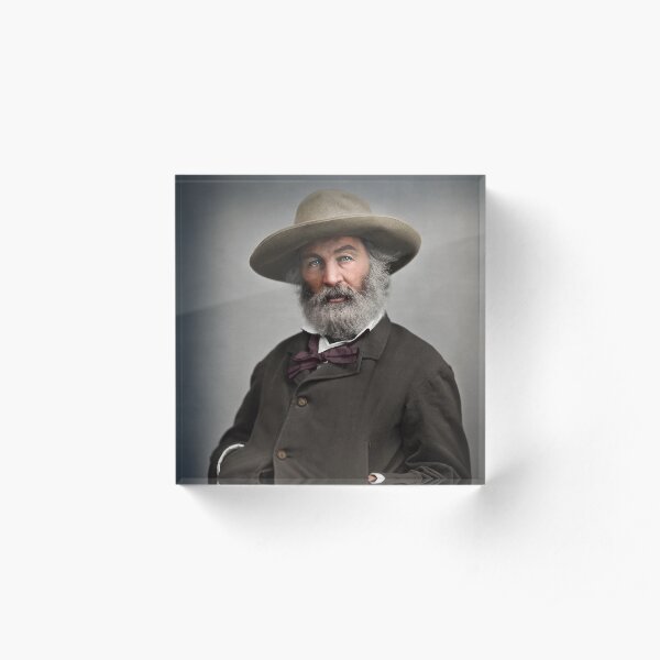 Walt Whitman 1819-1892 Acrylblock