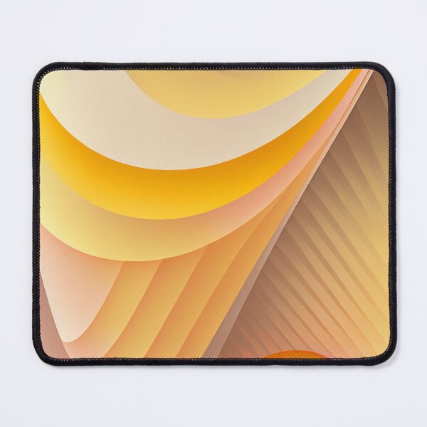 Artikelvorschau, "Mckenna" - Watercolor Abstract Painting Stripes Pattern in Yellow, Red, White, Pink, Orange, Cream, entworfen und verkauft von HiArtify ❤️.