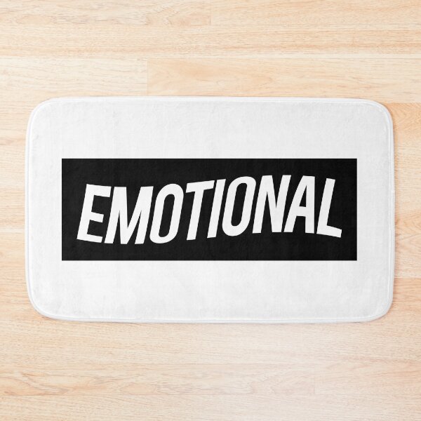 Item preview, Emotional - Rectangle Shape Sticker / T-shirt Design designed and sold by krazybookz.