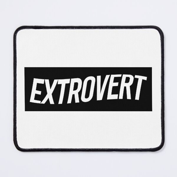 Item preview, Extrovert - Rectangle Shape Sticker / T-shirt Design designed and sold by krazybookz.