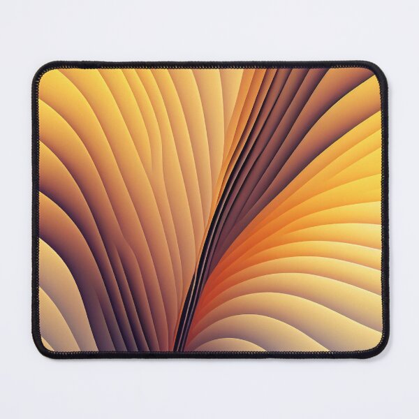 Artikelvorschau, "Ophelia" - Watercolor Abstract Painting Stripes Pattern in Yellow, Red, White, Pink, Orange, Cream, entworfen und verkauft von HiArtify ❤️.