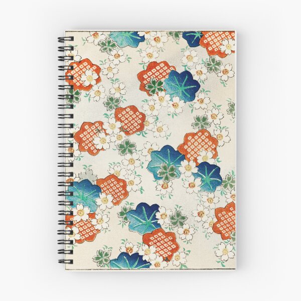 Aperçu de l'œuvre Motif de fleurs aux accents bleus créée et vendue par BeautifulDoubt.