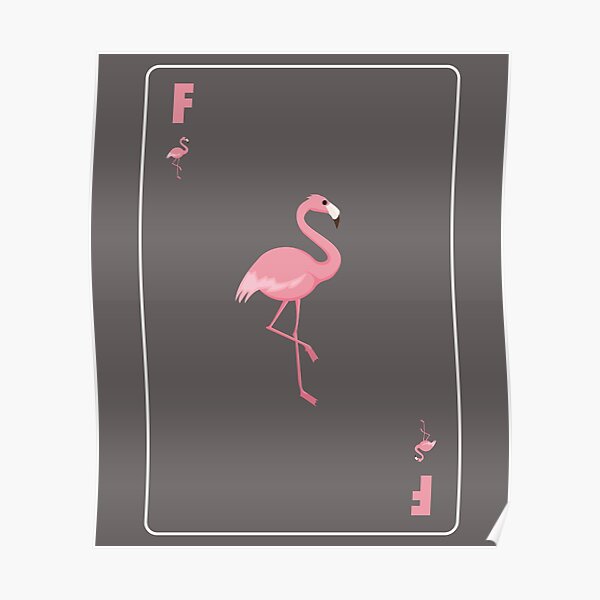 Flamingo Poke Posters Redbubble - roblox albert flamingo snow queen