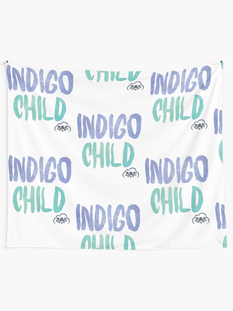 Alternate view of Indigo Child Tapestry