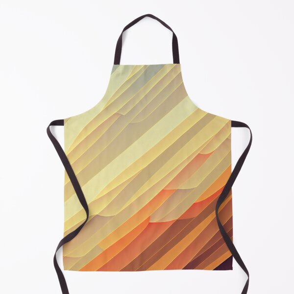 Artikelvorschau, "Alayah" - Watercolor Abstract Painting Stripes Pattern in Yellow, Red, White, Pink, Orange, Cream, entworfen und verkauft von HiArtify ❤️.