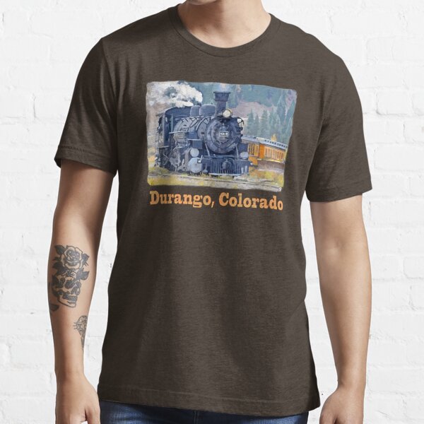 Durango Colorado, Durango Silverton Steam Train Railway Essential T-Shirt