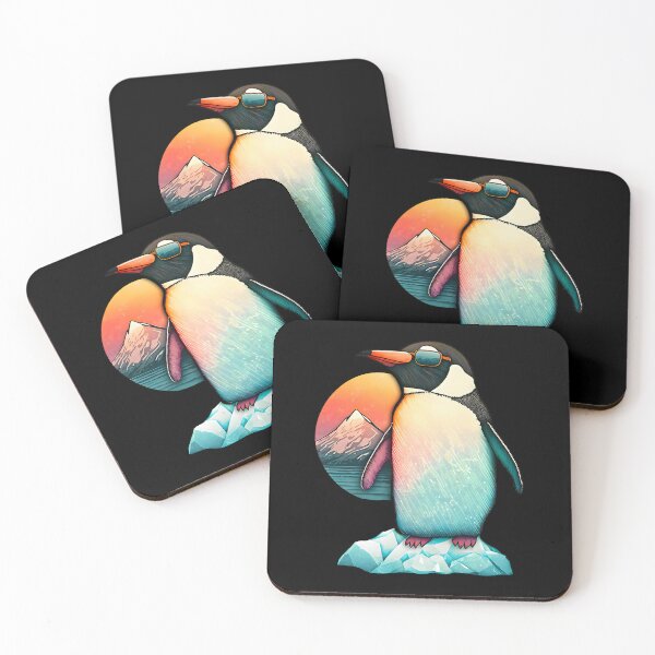 Item preview, Sunset Penguin | Vintage Penguin | Summer Penguin | Beach Penguin  designed and sold by CosmicLoots.