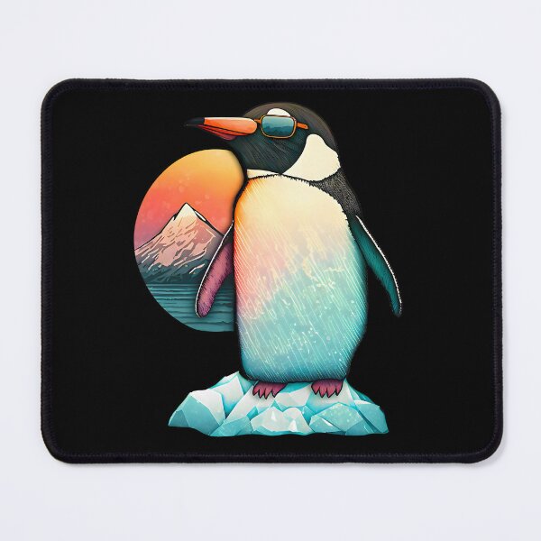 Item preview, Sunset Penguin | Vintage Penguin | Summer Penguin | Beach Penguin designed and sold by CosmicLoots.