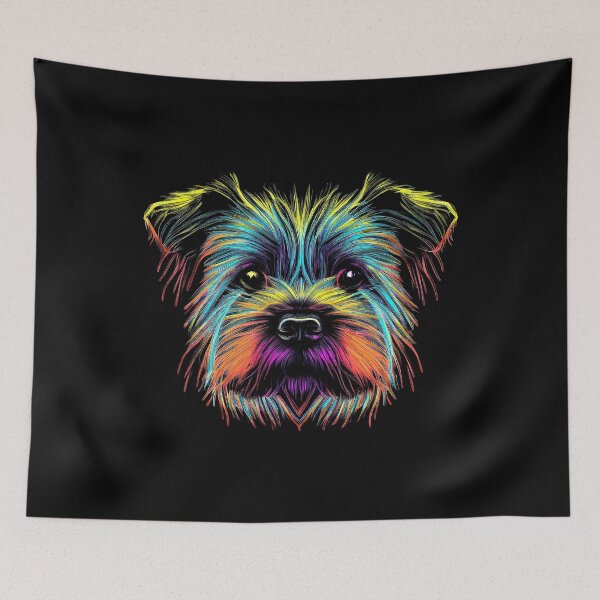Aperçu de l'œuvre Affenpinscher Colorful Paint Splash créée et vendue par rafaeltto.