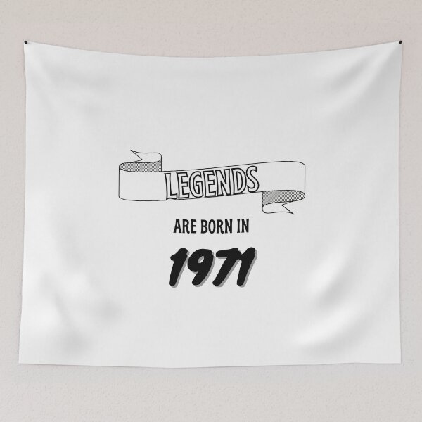 Item preview, Legends are born in 1971  designed and sold by ZoesAttic.