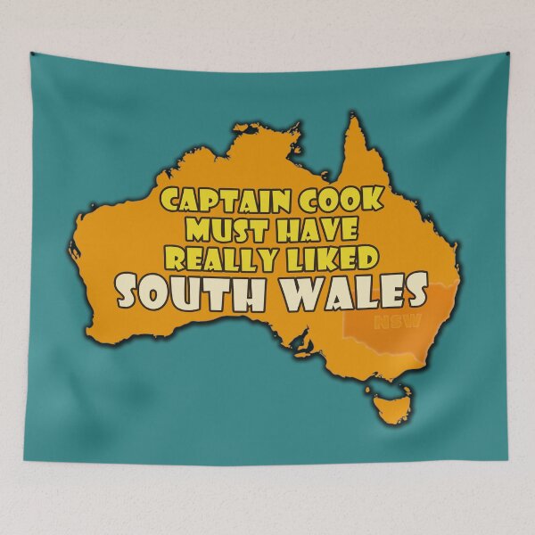 Item preview, New South Wales - Captain Cook designed and sold by Fanarchist.
