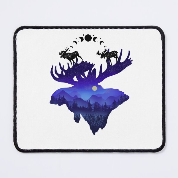 Item preview, Moose aesthetic Night light art designed and sold by Swagmode.