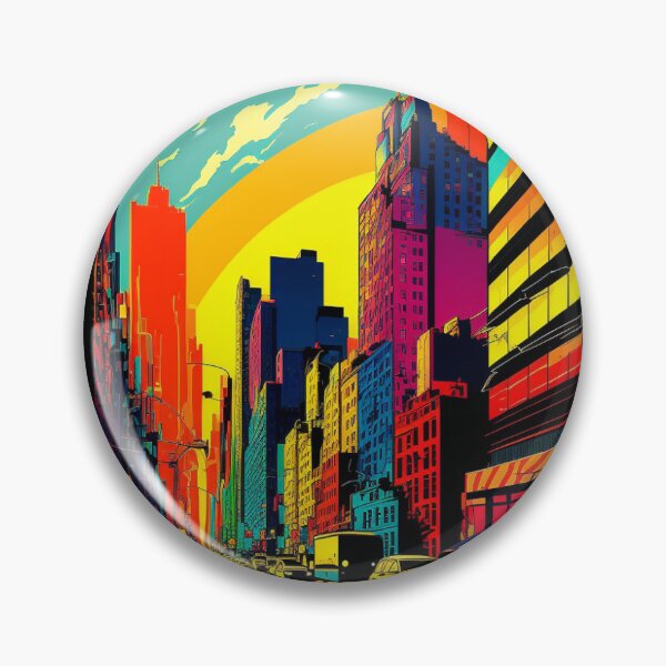 Item preview, SA2183(A car driving down a city street next to tall buildings) designed and sold by aryan-gallery.
