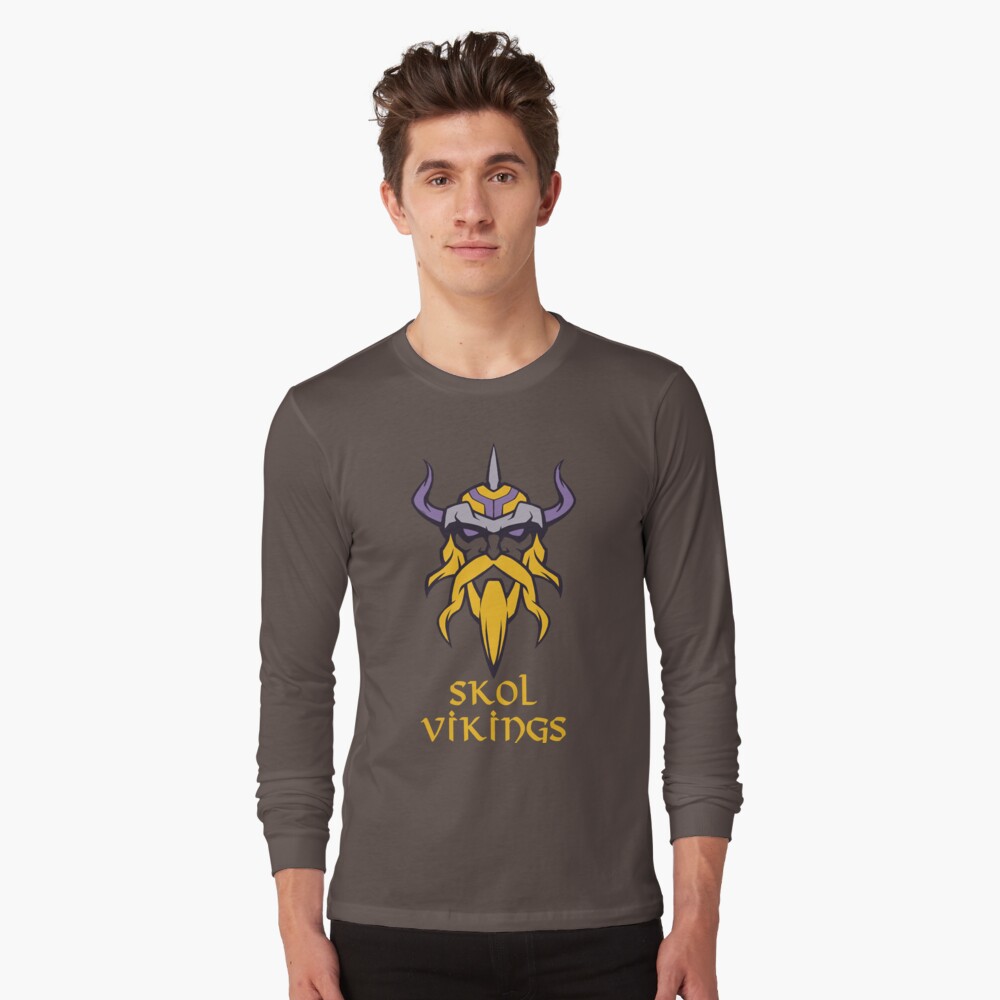 Official scandinavian Minnesota Vikings Skol Pride T-Shirtss