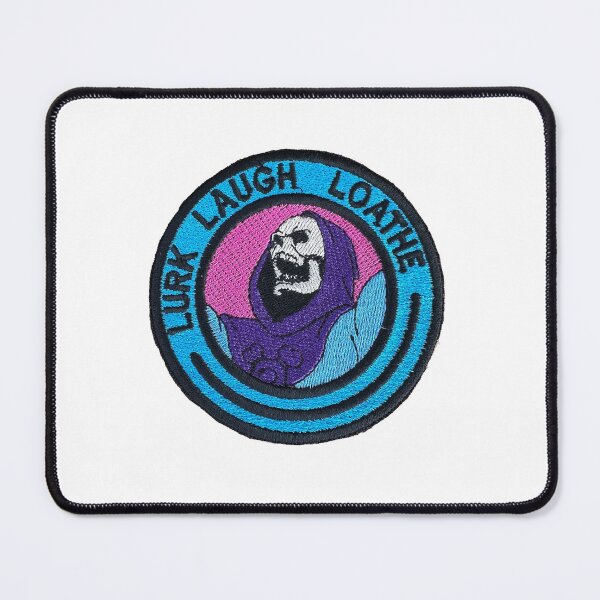 Item preview, Lurk Laugh Loathe Skeleton Sticker designed and sold by designolo.