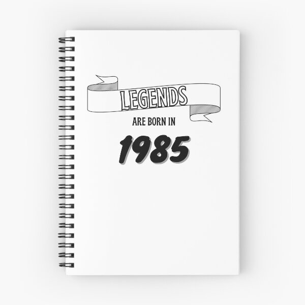 Item preview, Legends are born in1985 black and white designed and sold by ZoesAttic.
