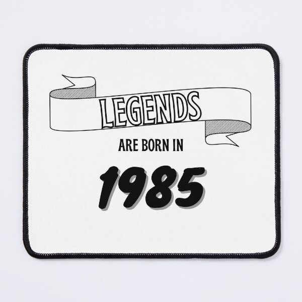 Item preview, Legends are born in1985 black and white designed and sold by ZoesAttic.