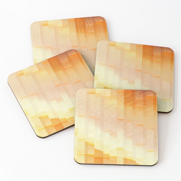 Item preview, "Collins" - Watercolor Abstract Painting Stripes Pattern in Yellow, Red, White, Pink, Orange, Cream, designed and sold by HiArtify ❤️.