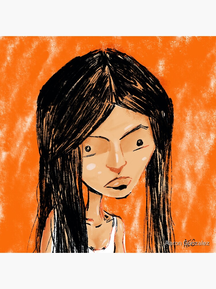 Orange Girl by aaronfg