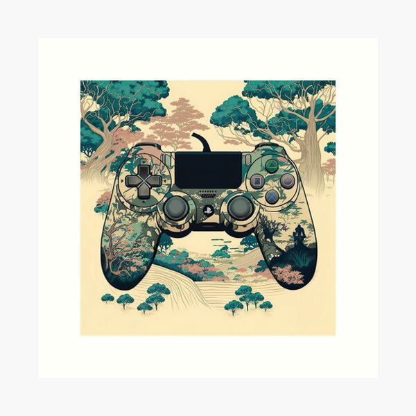 Playstation Controller Poster PS1 PS2 PS3 PS4 PS5 Gaming 