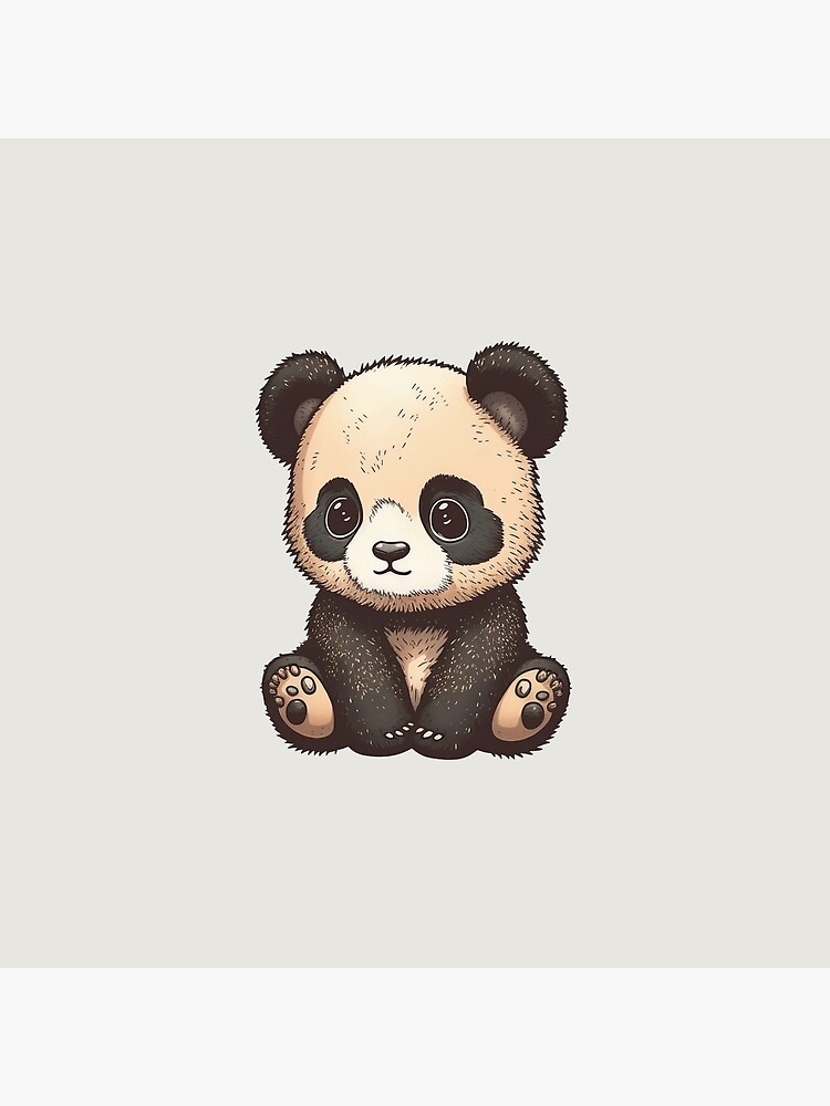 Baby Panda Vector Art PNG, Cartoon Baby Panda, Cartoon Drawing, Baby Drawing,  Panda Drawing PNG Image For Free Download