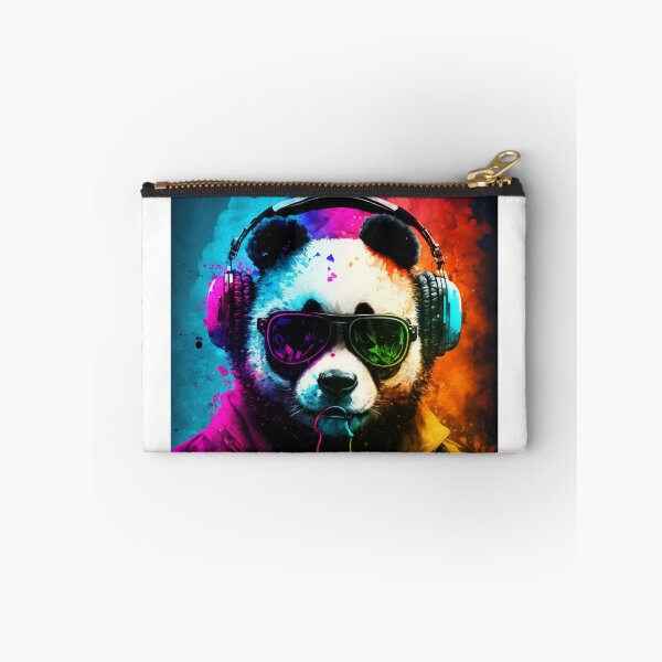 Item preview, Panda portrait. DJ Panda.  designed and sold by ColorfulAnimals.
