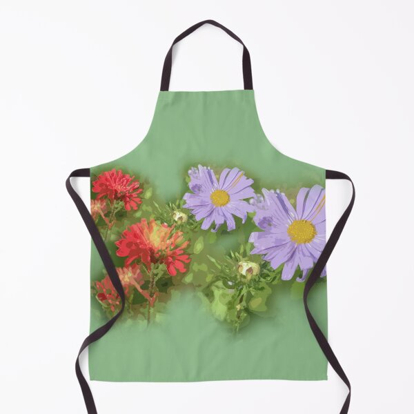 Item preview, pretty purple and red daisy aster flowers photo art designed and sold by naturematters.