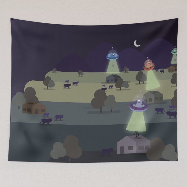 Item preview, Ufo Abduction Alien designed and sold by perfektdesign.