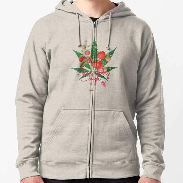 Strawberry Cough Zipped Hoodie