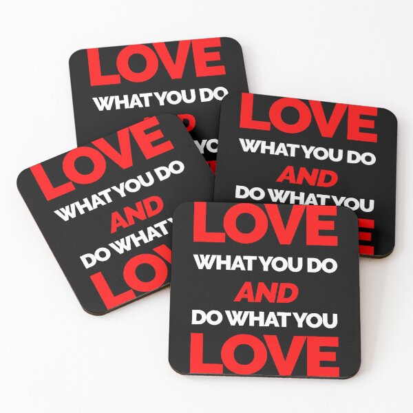 Item preview, Love What You Do Sticker and T-shirt Design designed and sold by krazybookz.