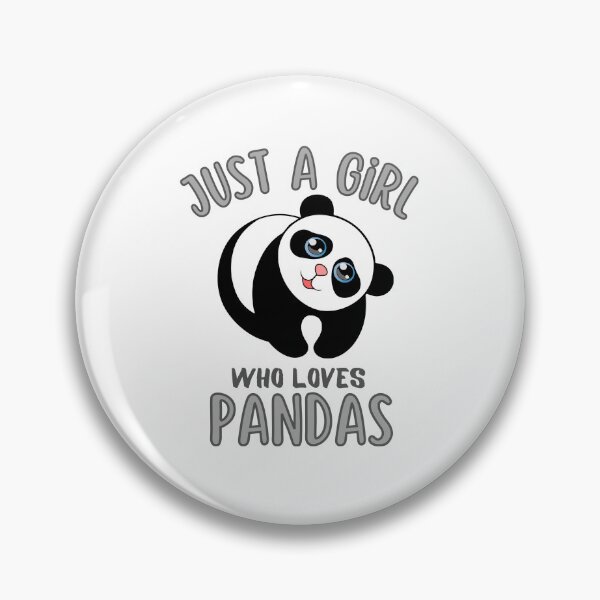 Item preview, Just A Girl Who Loves Pandas designed and sold by Joy Poddar.