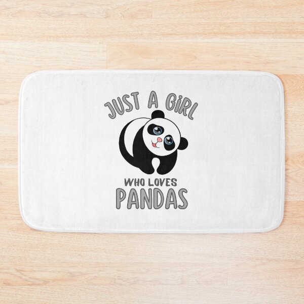 Item preview, Just A Girl Who Loves Pandas designed and sold by Joy Poddar.