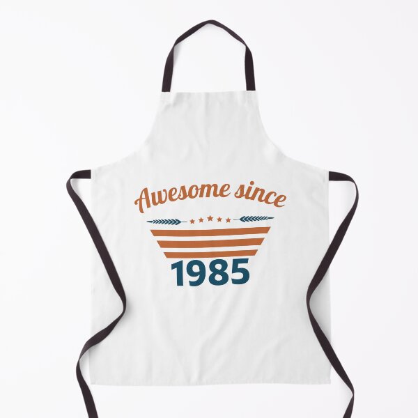 Item preview, Awesome since 1985 retro blue rust colors designed and sold by ZoesAttic.