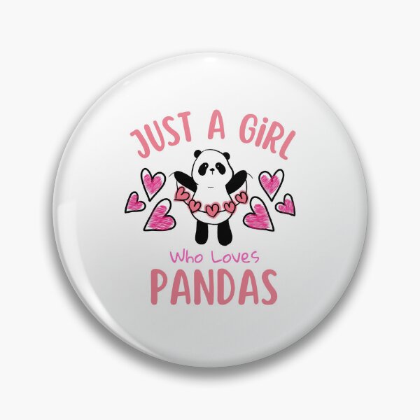 Item preview, Just A Girl Who Loves Pandas designed and sold by Joy Poddar.