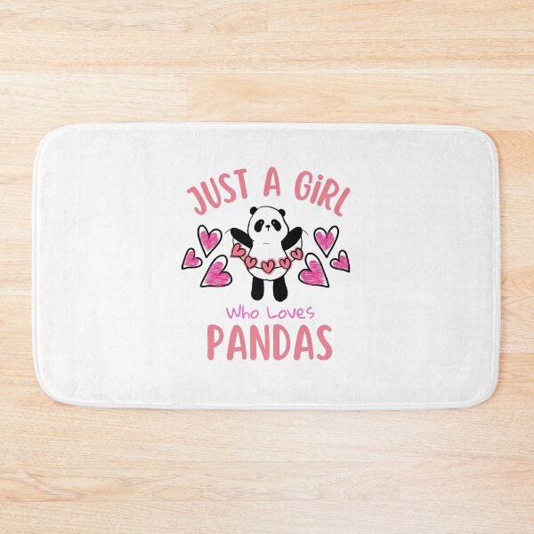 Item preview, Just A Girl Who Loves Pandas designed and sold by Joy Poddar.