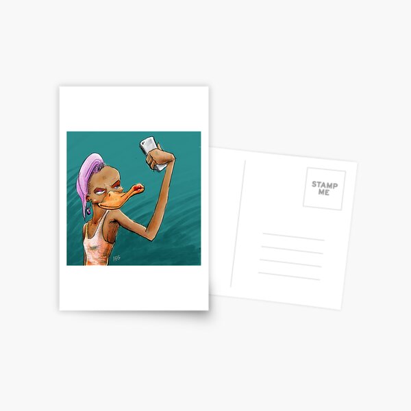 Duck Face Postcard