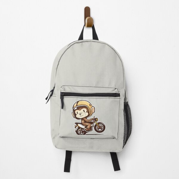 Item preview, Monkey riding a motorcycle designed and sold by KittyCat08.