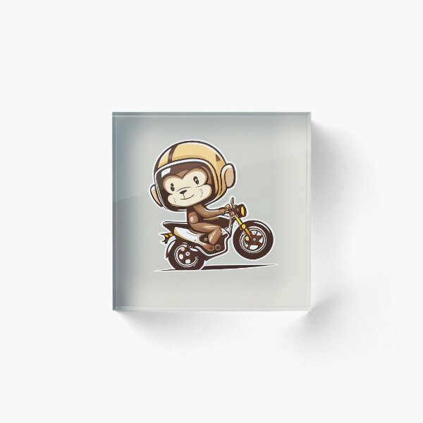 Item preview, mono andando en moto designed and sold by KittyCat08.