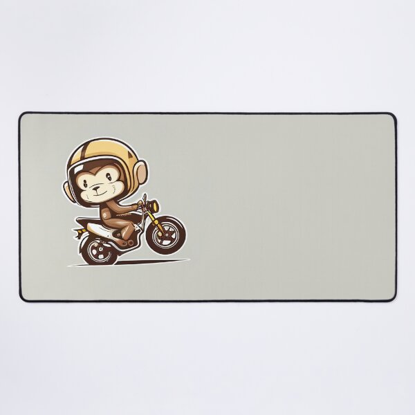 Item preview, Monkey riding a motorcycle designed and sold by KittyCat08.