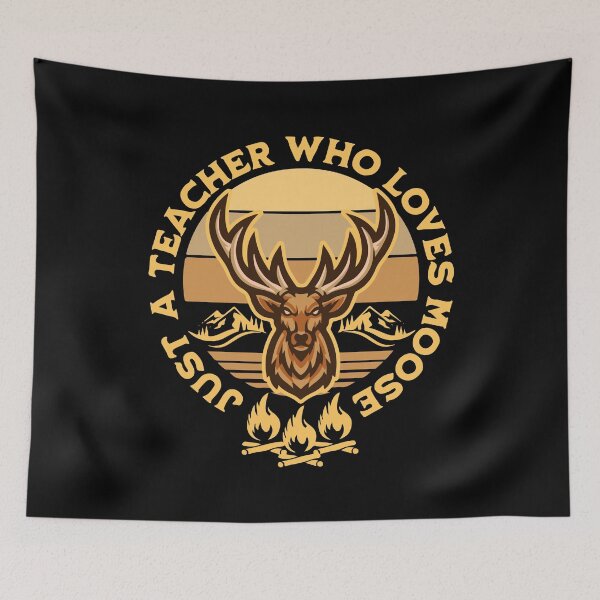 Item preview, Just A Teacher Who Loves Moose designed and sold by designerpriti.