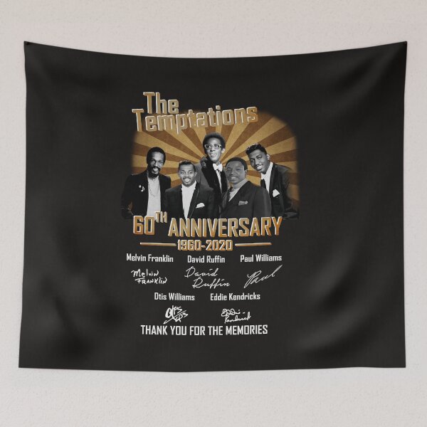 Item preview, The Témptátions 60Th Anniversary 1960-2020 Thank You for The Memories Trending designed and sold by kuritzplay.