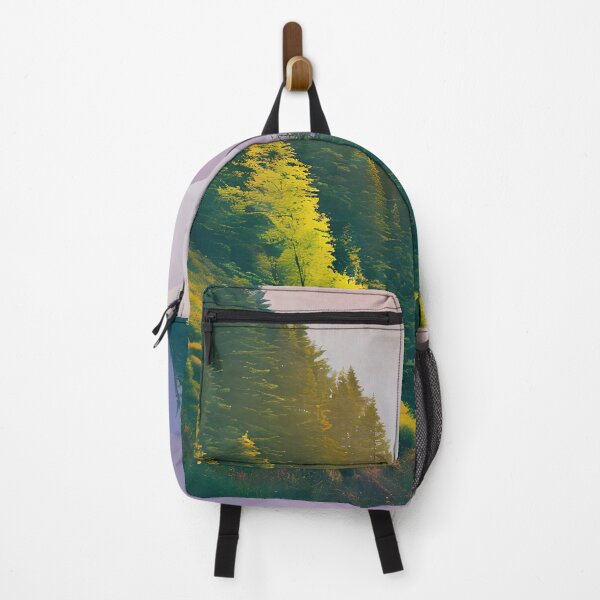 Item preview, Majestic Mountain Range with Pink Sunset Sky and Trees Gift designed and sold by TMelonShop.
