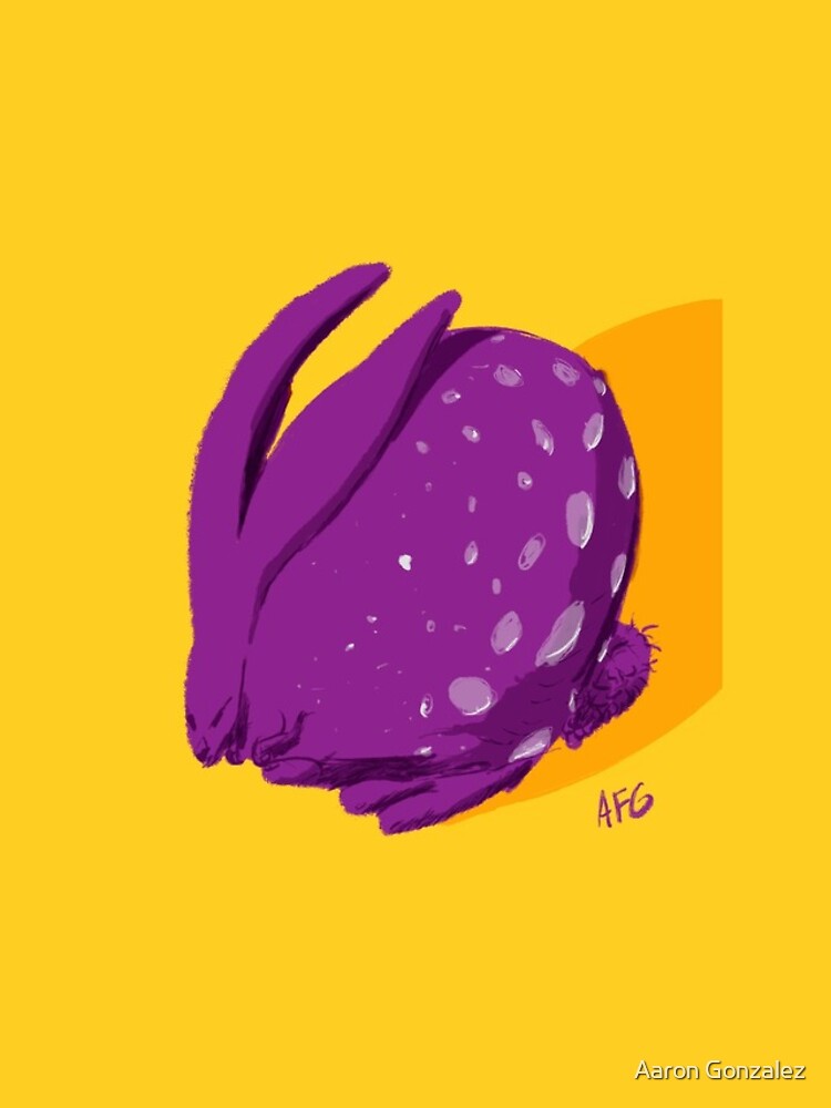 Purple Polka Dot Rabbit by aaronfg