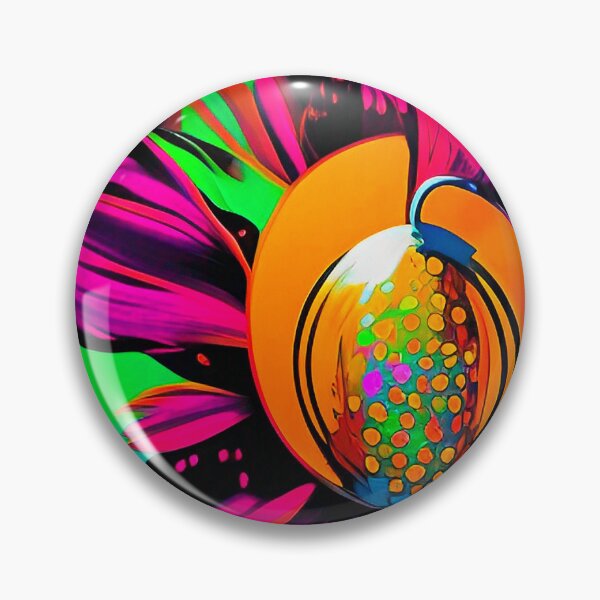 Item preview, Vibrant pop art flower abstract designed and sold by Neo-Expression.