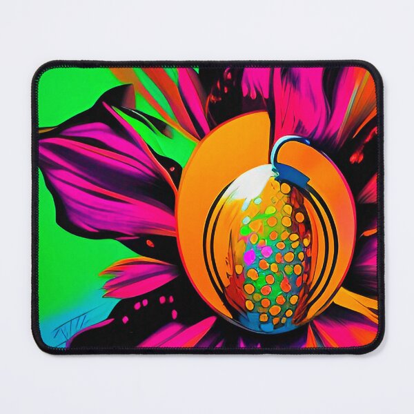 Item preview, Vibrant pop art flower abstract designed and sold by Neo-Expression.