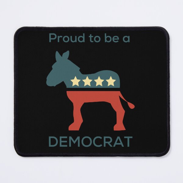 Item preview, Retro Donkey proud to be a DEMOCRAT designed and sold by ElLocoMus.