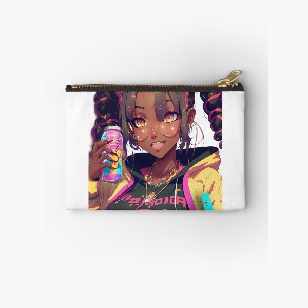 Item preview, Colorful, Black Anime Girl,  Pigtails Clothing designed and sold by KuroNekoBit3022.
