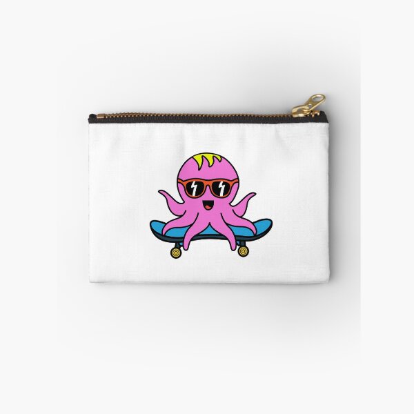 Item preview, Octopia-art with sunglasses skating drawing designed and sold by Blondiabshop.