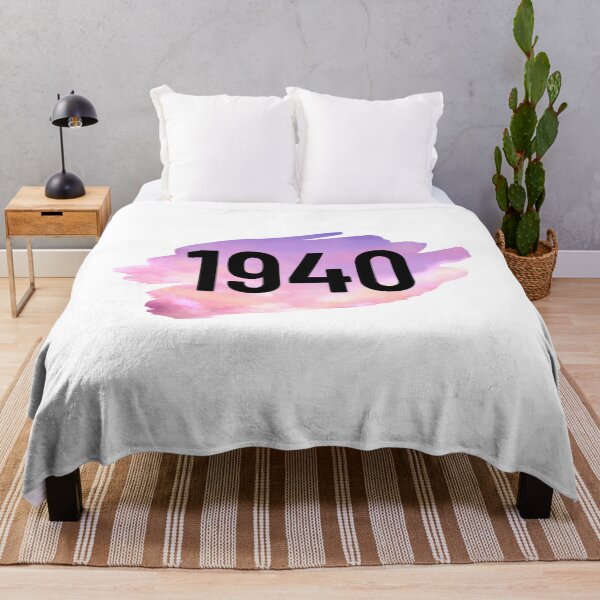 Item preview, 1940 text cloudy pink purple golden background designed and sold by ZoesAttic.